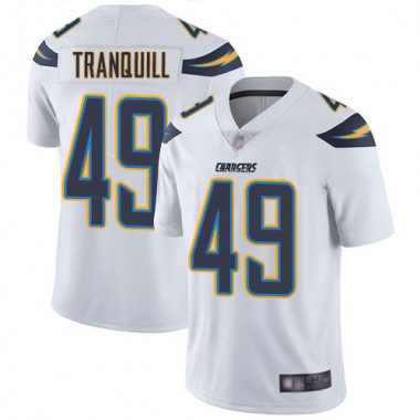 Los Angeles Chargers NFL Football Drue Tranquill White Jersey Youth Limited  #49 Road Vapor Untouchable->women nfl jersey->Women Jersey